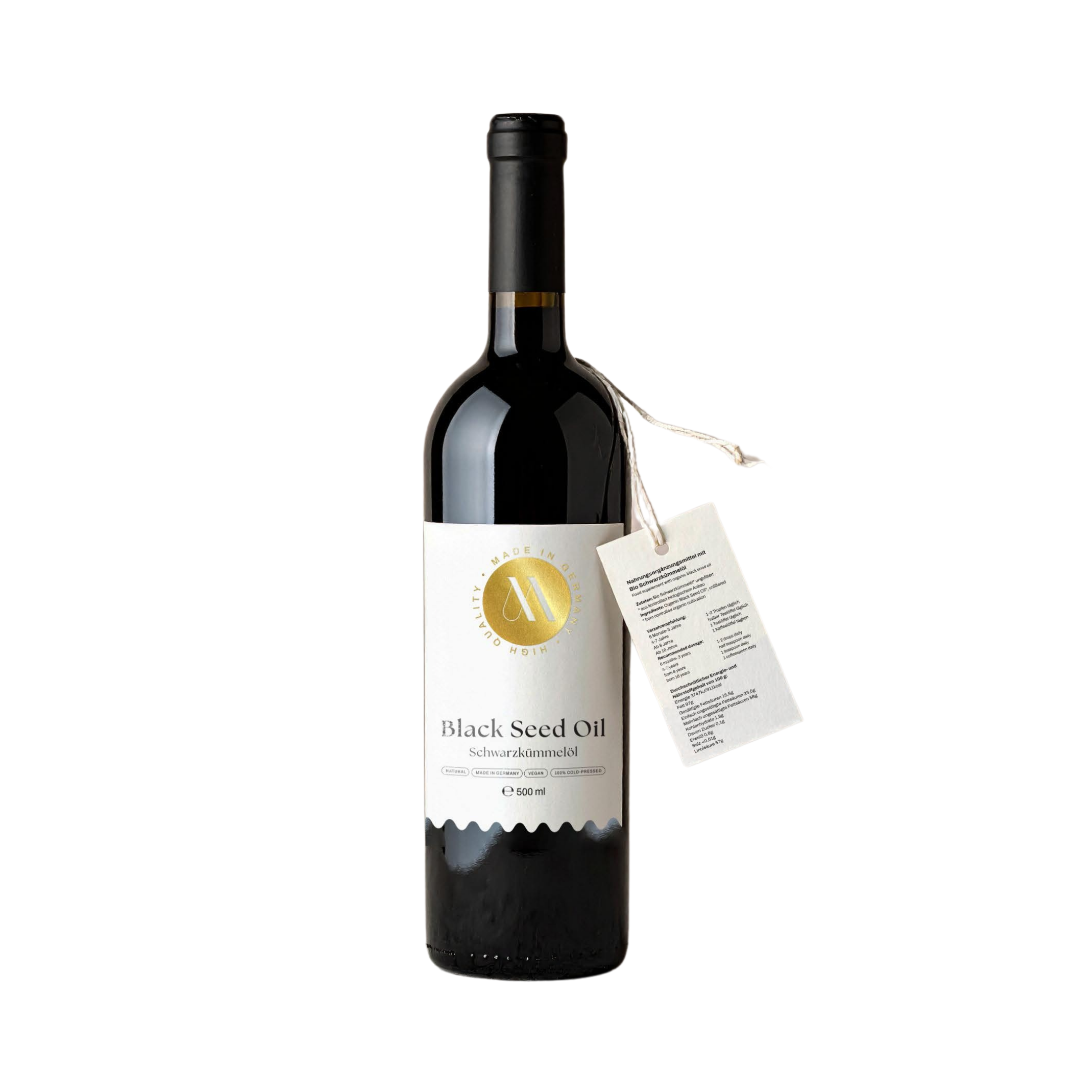 Schwarzkümmelöl Flasche