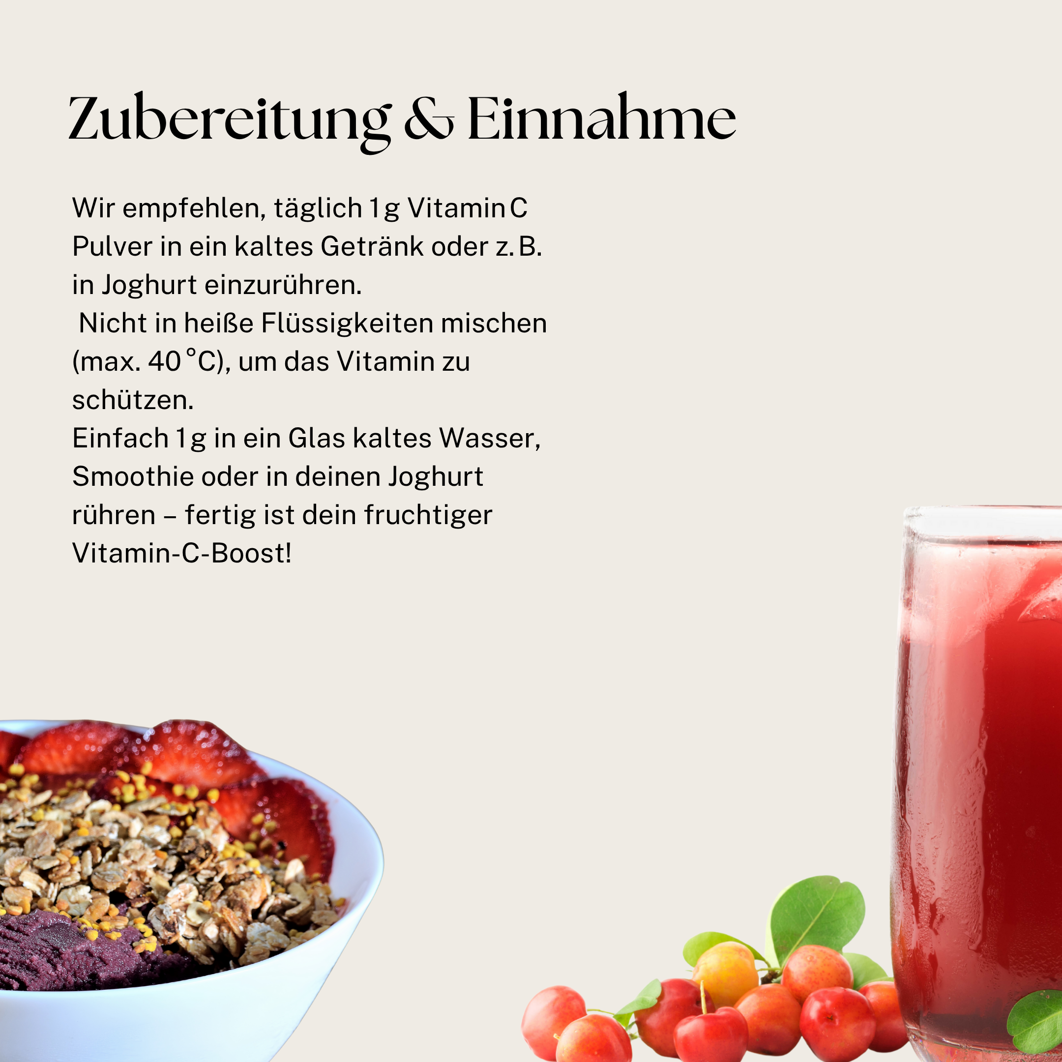 Vitamin C Pulver